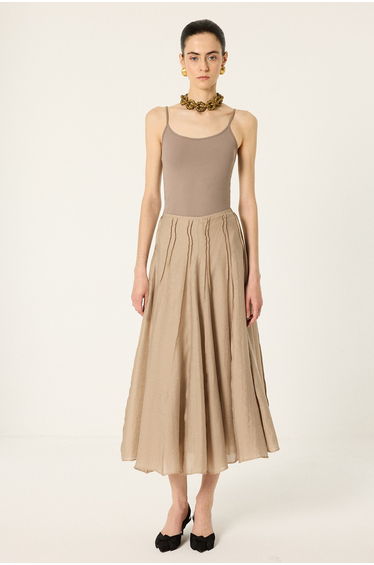 SUNRAY PLEATED SKIRT
