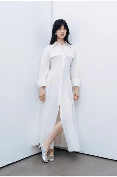 Gathers Detailed Maxi Dress