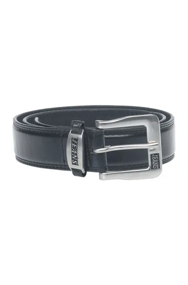 Duke Mens D555 Kenny Kingsize Bonded Leather Belt - Black