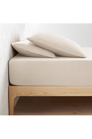 Scenario 30cm Plain Washed Cotton Fitted Sheet