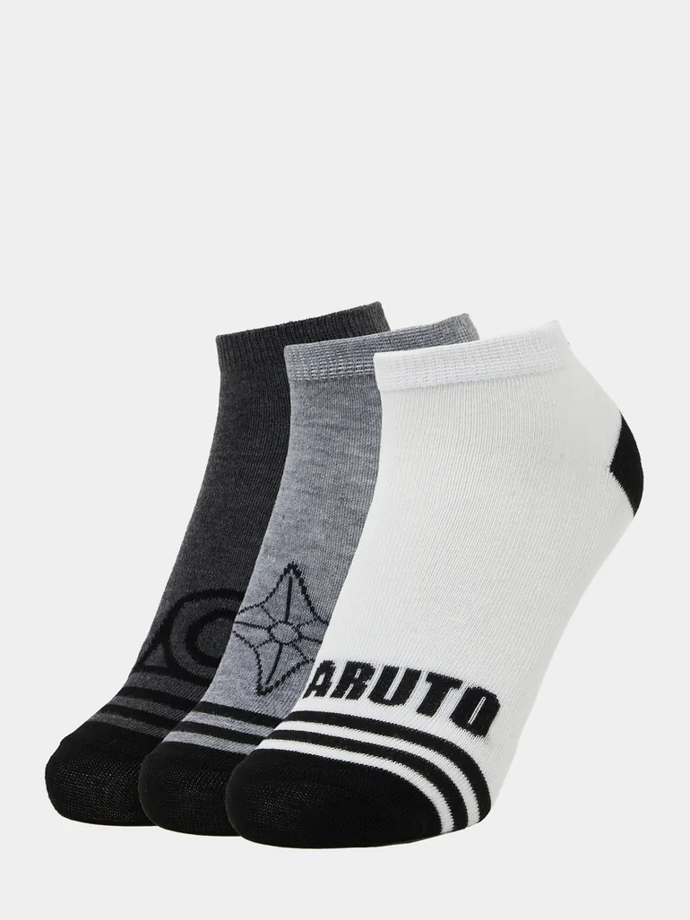Boys Set of 3 - Naruto Ankle Socks