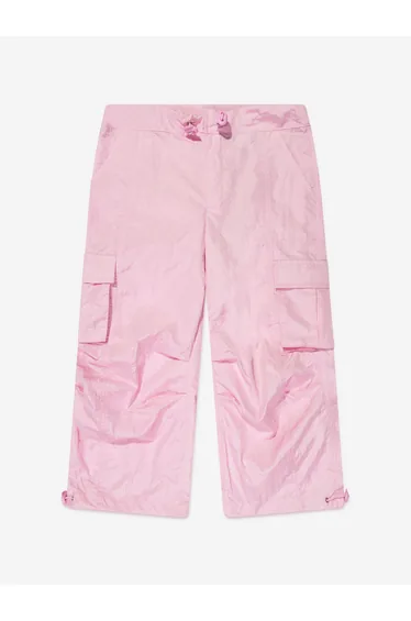 Girls Woven Pants in Pink