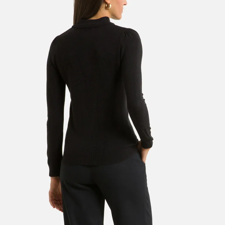 Mock Neck Jumper/Sweater in Soft Knit - 3