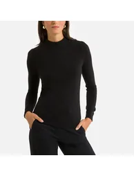 Mock Neck Jumper/Sweater in Soft Knit - 1