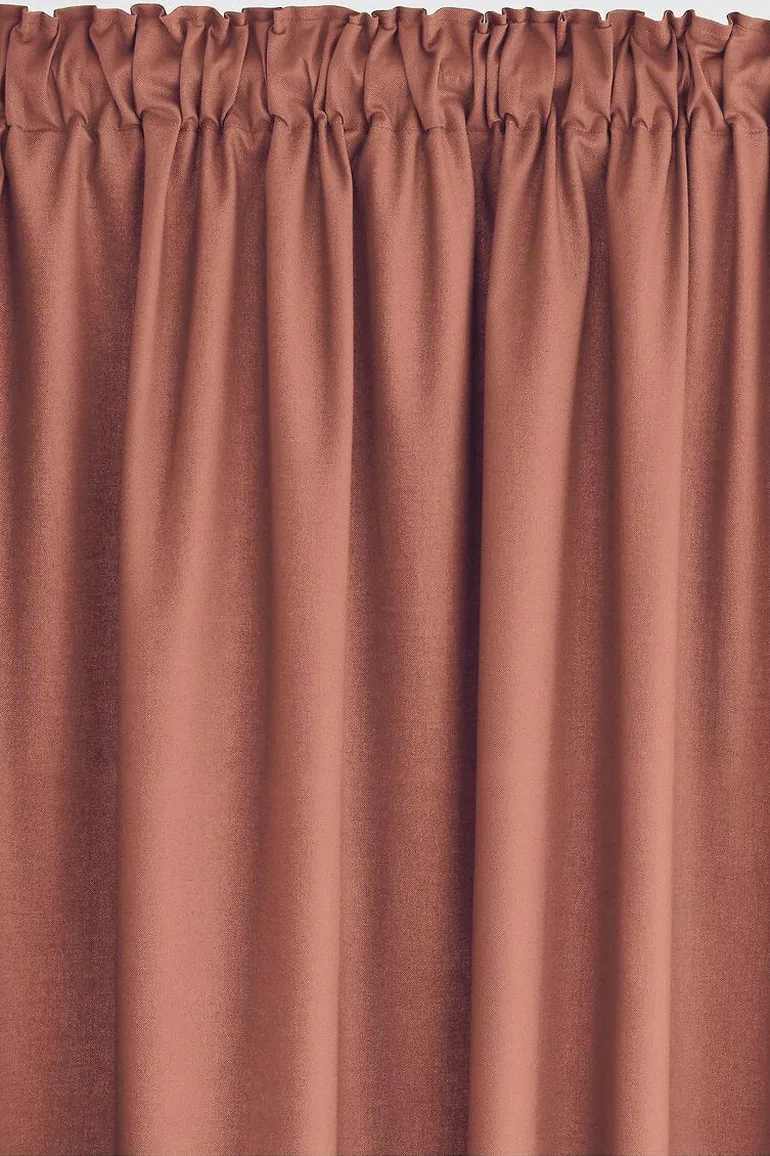 ستارة قطن مزموم لون بني