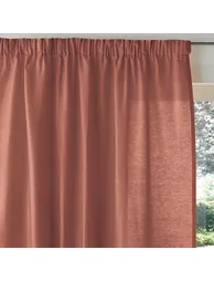 ستارة قطن مزموم لون بني - 3