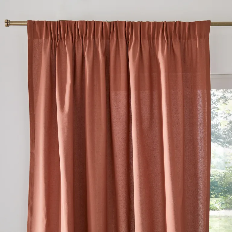 ستارة قطن مزموم لون بني - 5