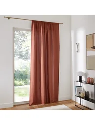 ستارة قطن مزموم لون بني - 8