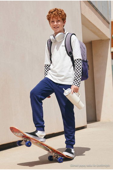 Navy Blue Boys' Sweatpants