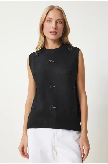 فيست سويتر محبوك بفيونكة