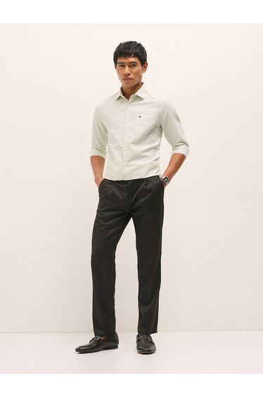 Men Woven Design Tailored Fit Formal Shirt