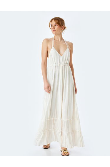 Strappy Viscose Dress