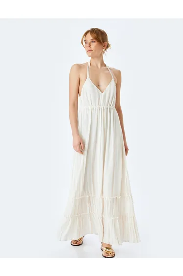 Strappy Viscose Dress