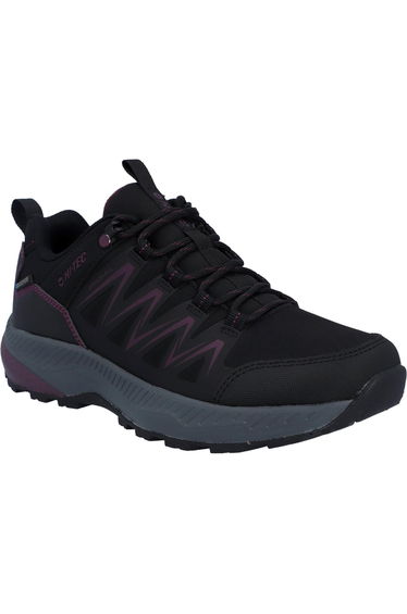 Hi-Tec Womens/Ladies Stealth Trail Low Trainers - Black/Purple