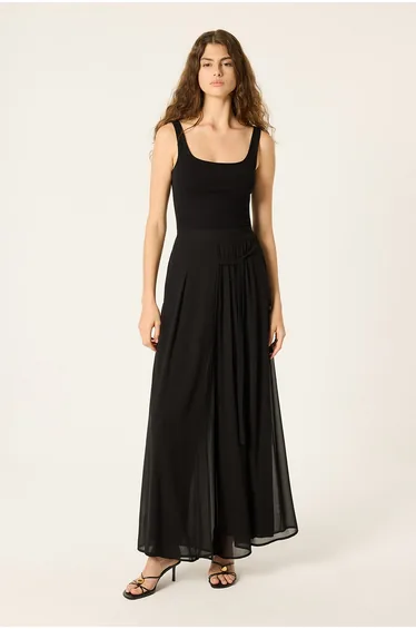 PLEATED PANTS SKIRT