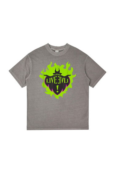 Descendants Girls Long Live Maleficent T-Shirt - Sports Grey