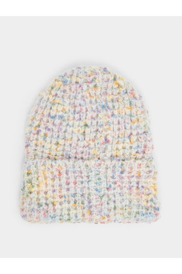 Colorful Speckled Knit Beanie