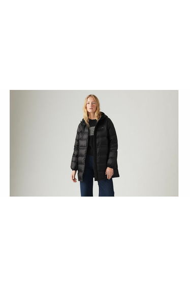 Long Hooded Padded Jacket