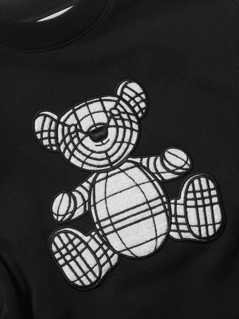 Baby Girls Long Sleeve Mini Talbot Dress In Black - 2