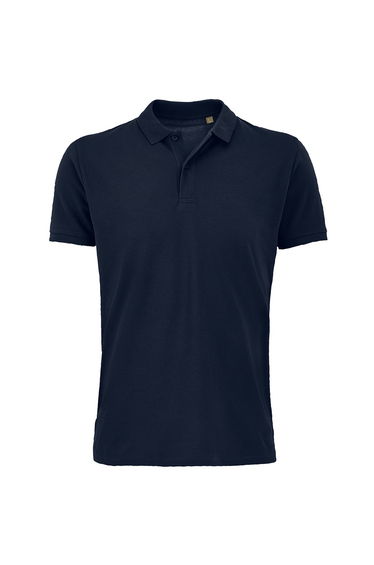 SOLS Mens Planet Pique Organic Polo Shirt - French Navy