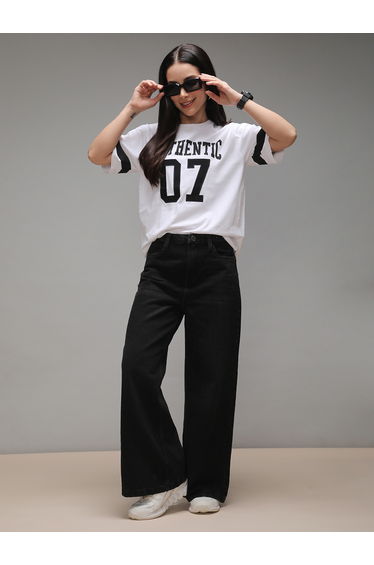 Women Oversized Printed T-Shirt