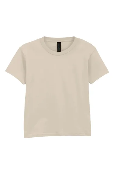 Gildan Childens/Kids SoftStyle Ringspun T-Shirt - Sand