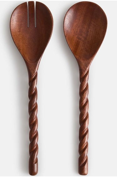 Mangao Mango Wood Salad Servers