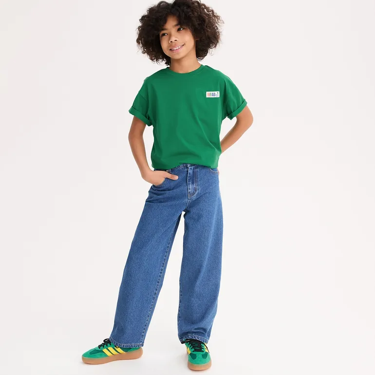 Baggy Wide Leg Jeans - 1