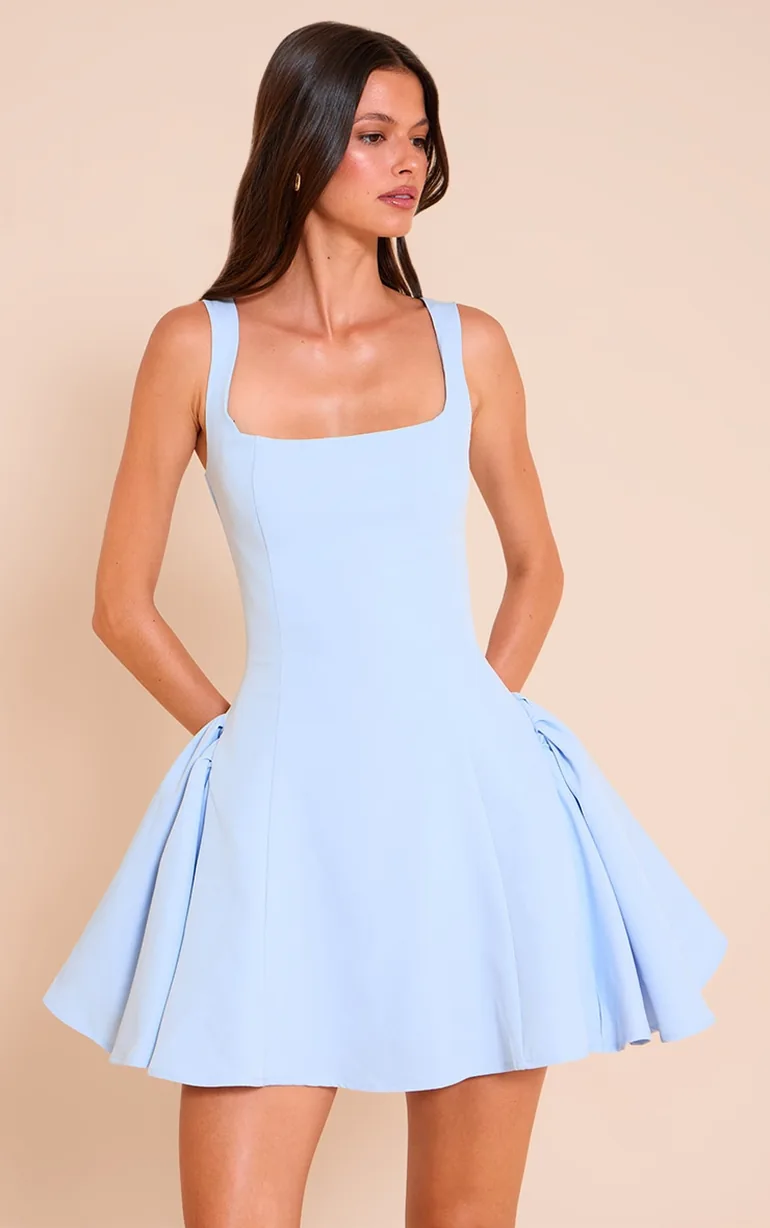 beaded dress blue Long Beaded Prom Dress with Lace-Up Open Back Peacock / 16