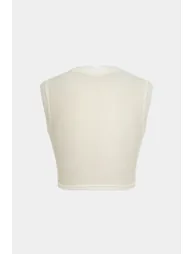 Twist Knot V-Neck Tank Top - 1