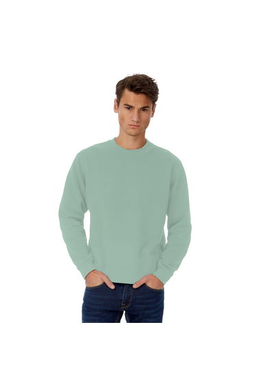 B&C Mens Set In Sweatshirt - Sage