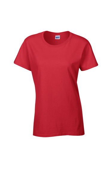Gildan Womens/Ladies Heavy Cotton Heavy Blend T-Shirt - Red