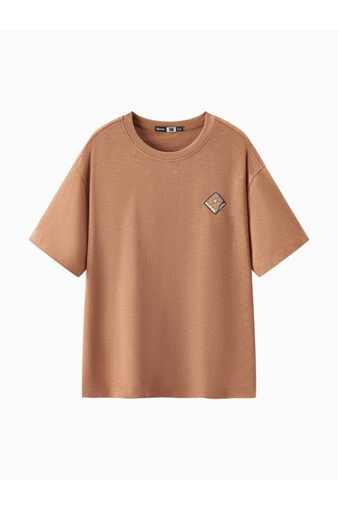 Men's Printed T-Shirt with Short Sleeves