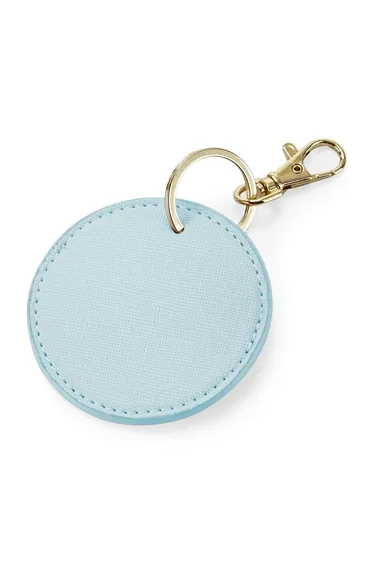Bagbase Boutique Circular Key Clip - Soft Blue