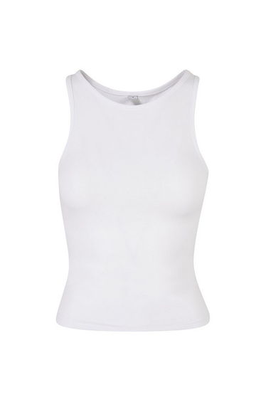 Womens/Ladies Racerback Tank Top - White