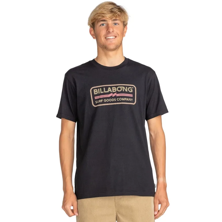 Billabong Mens Trademark Short Sleeve Crew Neck Cotton T-Shirt Top Tee