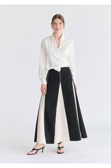 Side Tie Wrap Blouse