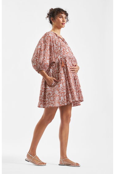 Cali Nursing Dress (Amber White)