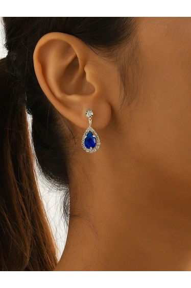 Embellished Rhinestone Drop Earrings