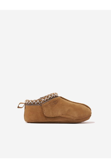 Baby Tasman Slippers in Brown