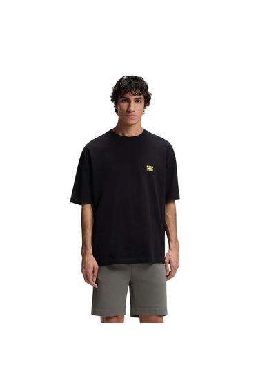 Boss Mens Brutalism Back Print T-Shirt - Black