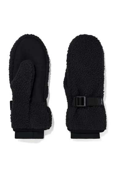 قفازات فليس لون أسود