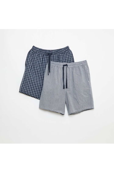 Two-Pack Night Shorts with Pockets BLUE