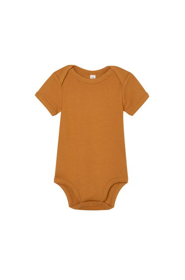 Babybugz Baby Bodysuit - Caramel Toffee