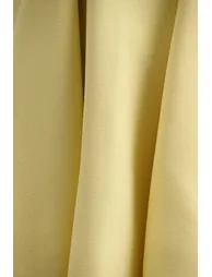 فستان قصير بكشكش - أصفر - 5