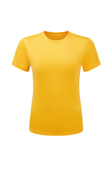 TriDri Womens/Ladies Ion-Charge Textured Recycled T-Shirt - Sun Yellow