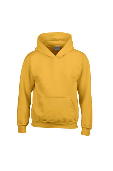 Gildan Childrens/Kids Heavy Blend Hooded Sweatshirt - Gold