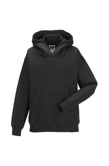 Jerzees Schoolgear Childrens Hooded Sweatshirt - Black