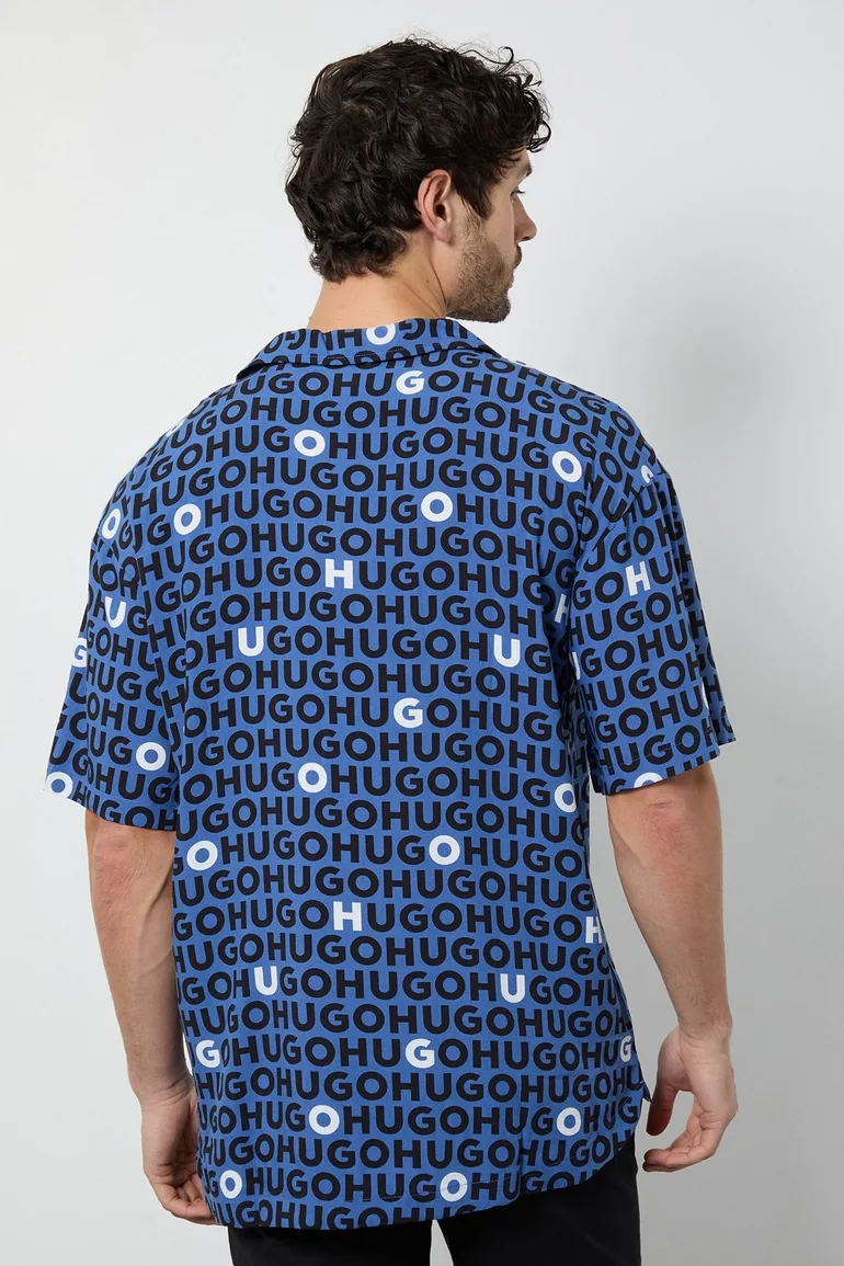Beach AOP Shirt Blue - 1
