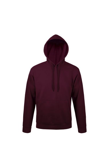 SOLS Snake Unisex Hooded Sweatshirt / Hoodie - Burgundy